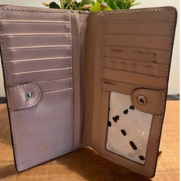 Kate Spade Tan Bi-Fold Wallet - Picture 3 of 3